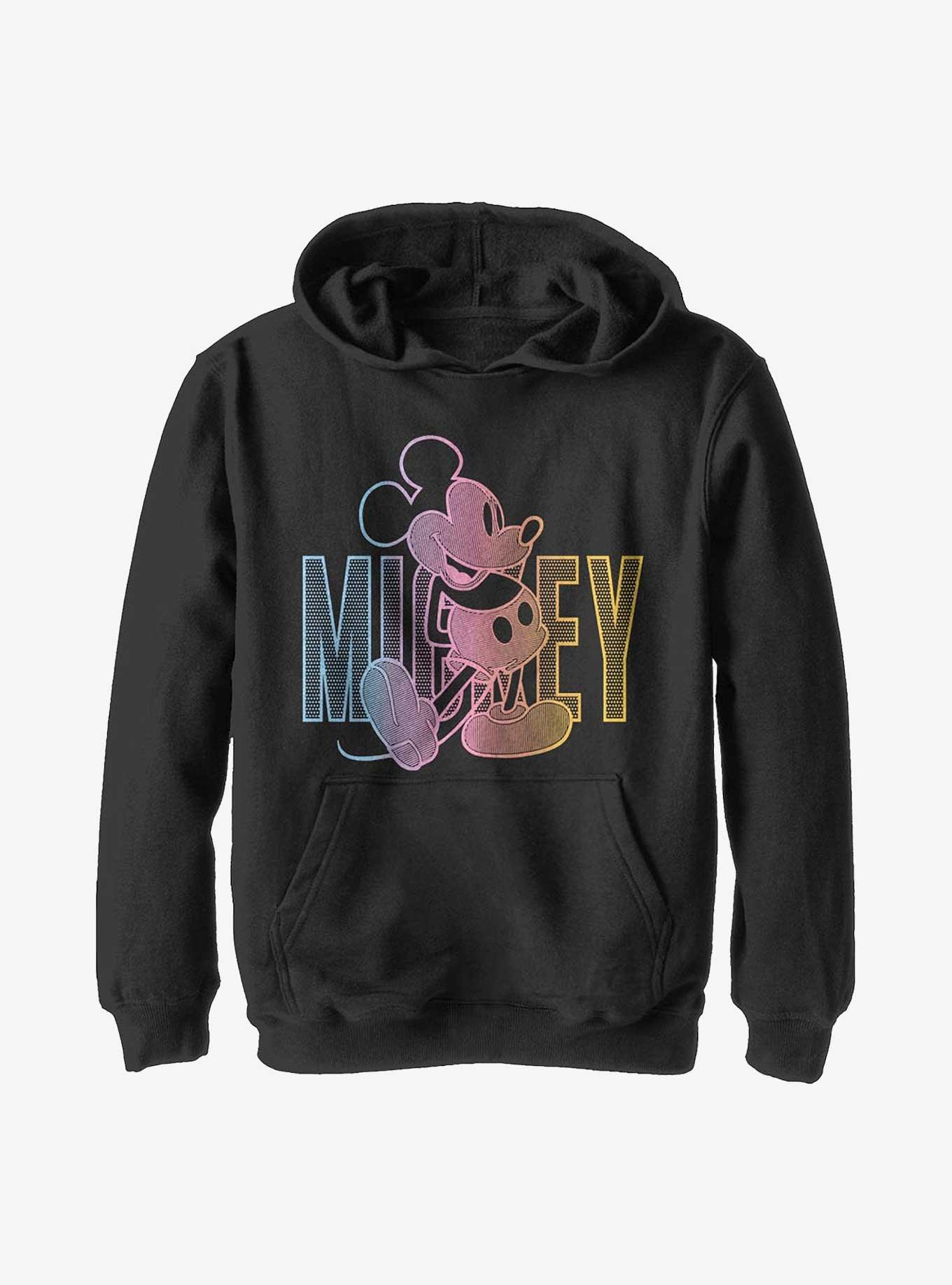 Disney Mickey Mouse Gradient Mickey Youth Hoodie, , hi-res