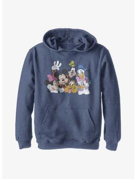Disney Mickey Mouse Group Youth Hoodie, , hi-res