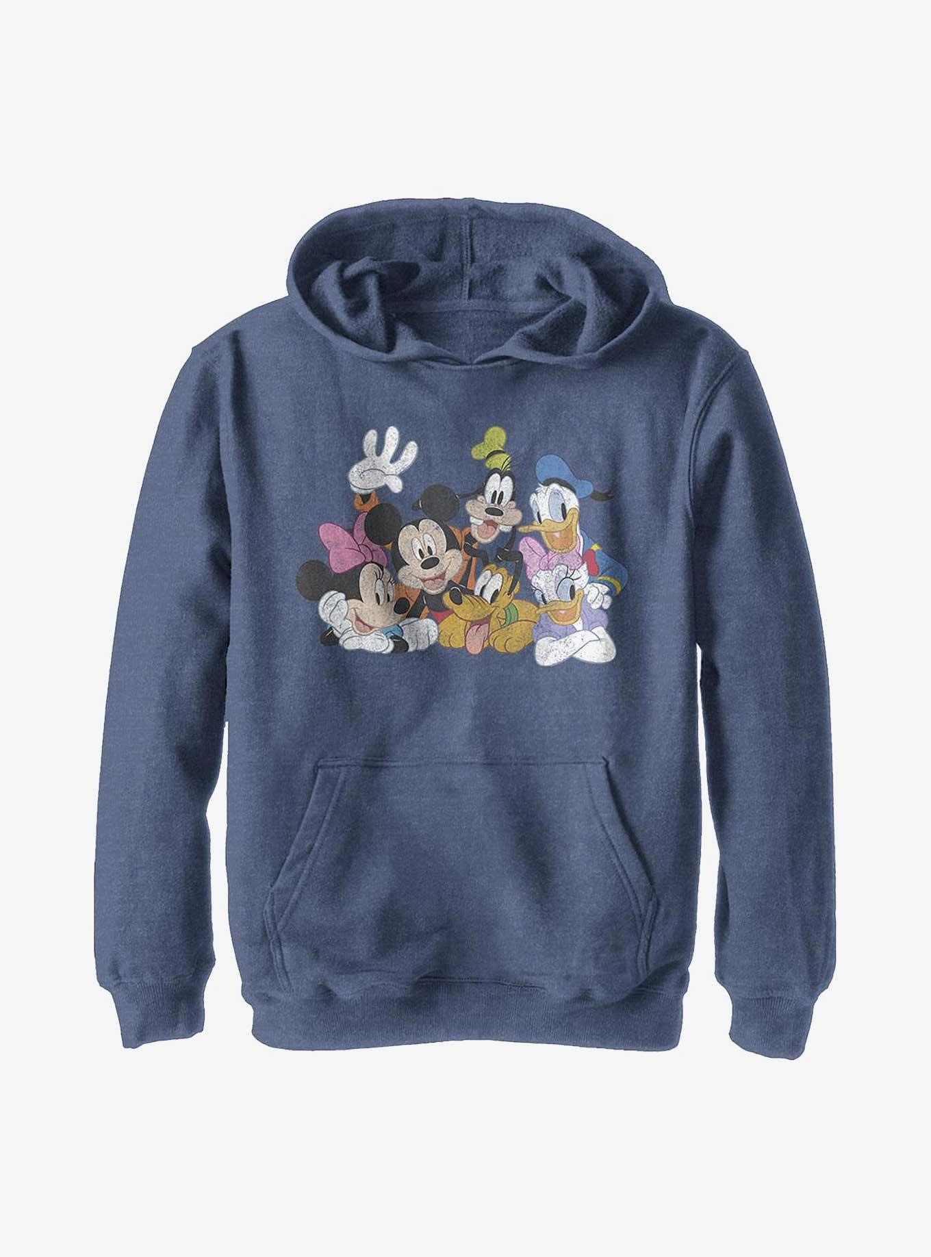 Disney Mickey Mouse Group Youth Hoodie, , hi-res