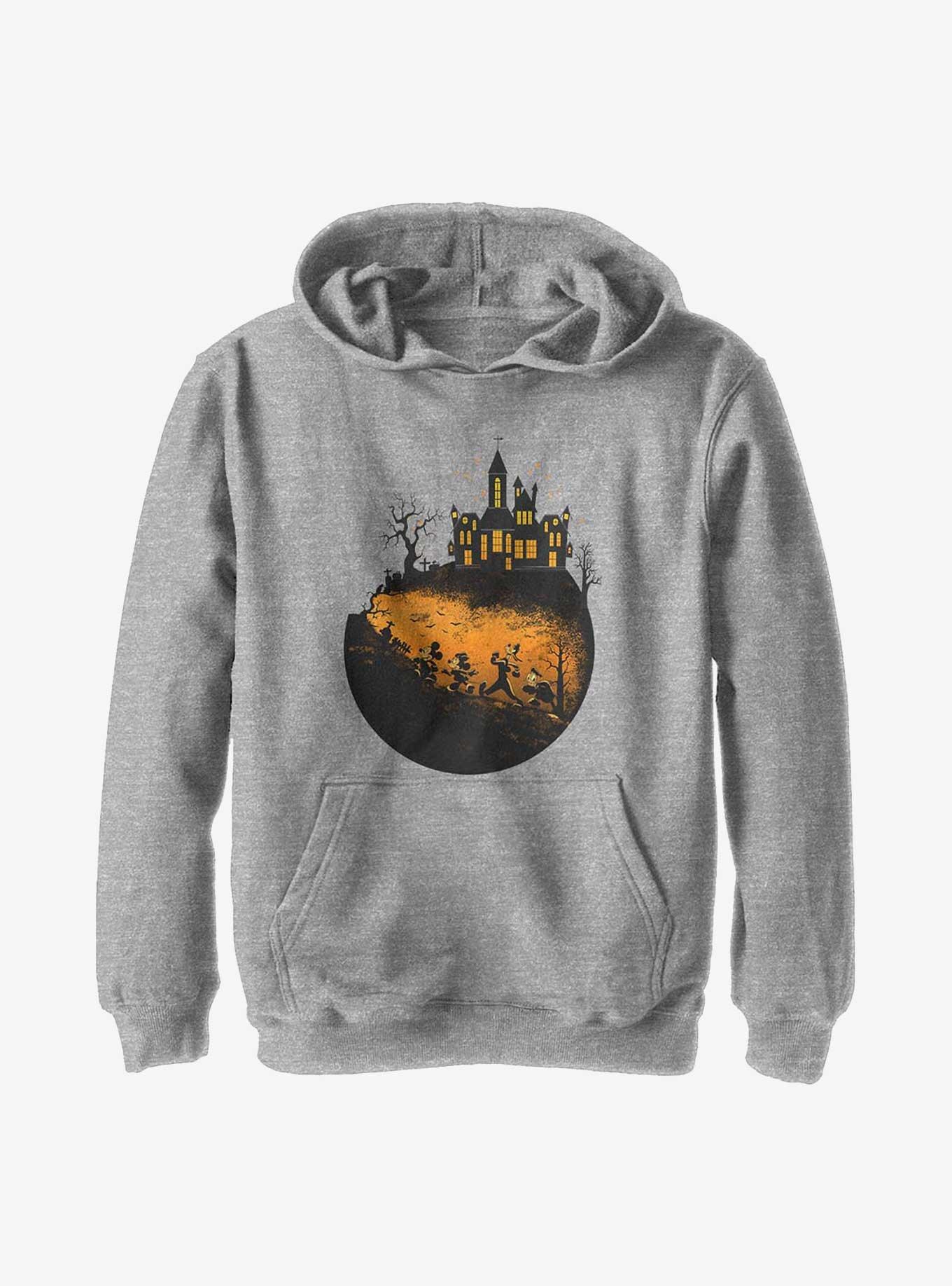 Disney Mickey Mouse Haunted Halloween Youth Hoodie, , hi-res