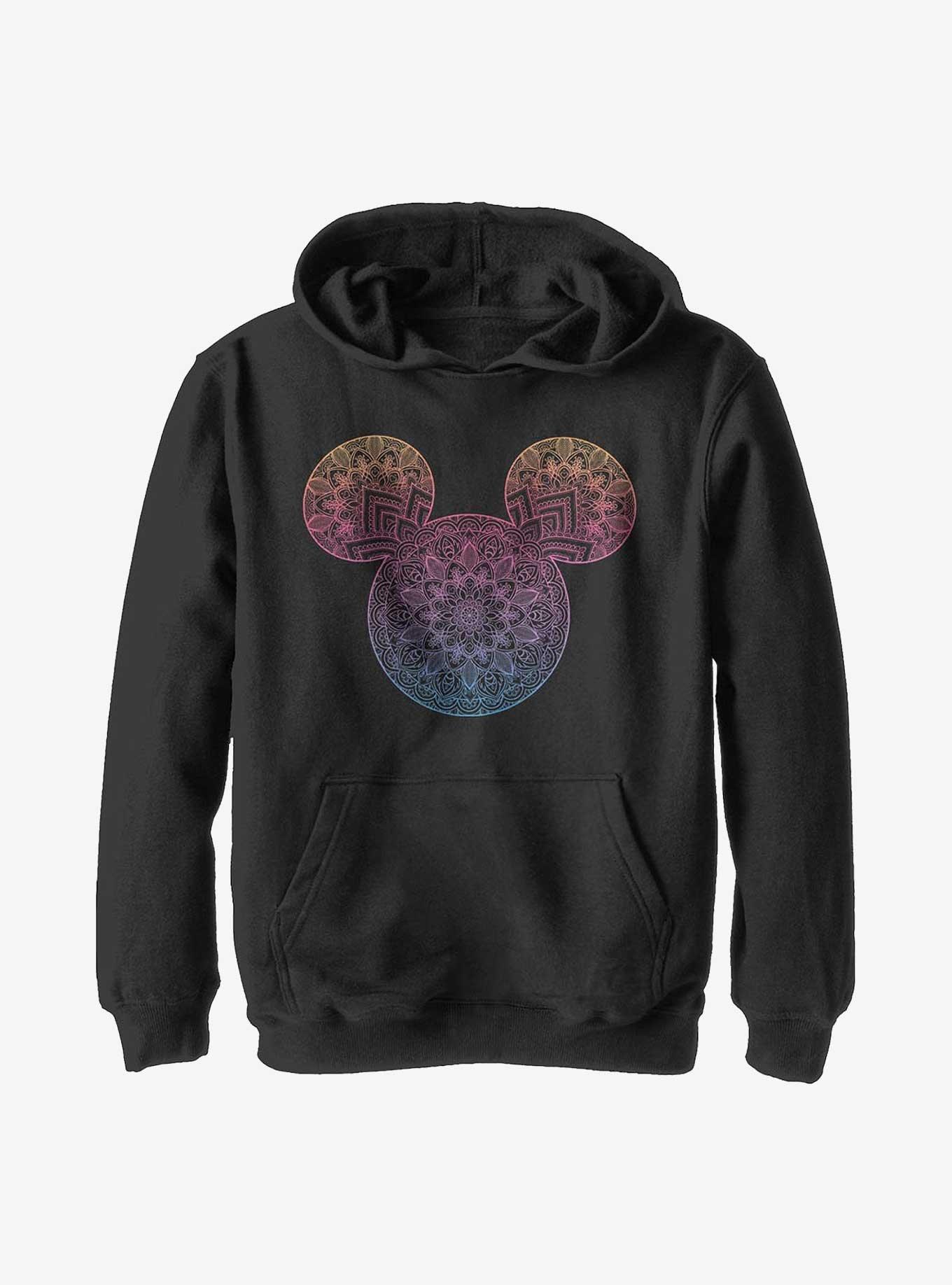 Disney Mickey Mouse Mandala Fill Youth Hoodie, , hi-res