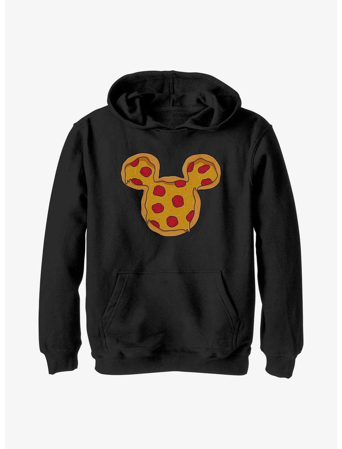Disney Mickey Mouse Pizza Ears Youth Hoodie, BLACK, hi-res