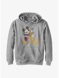 Disney Mickey Mouse And Pluto Youth Hoodie, ATH HTR, hi-res