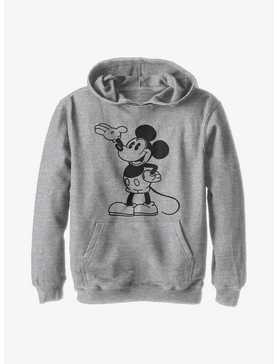 Disney Mickey Mouse Pose Youth Hoodie, , hi-res