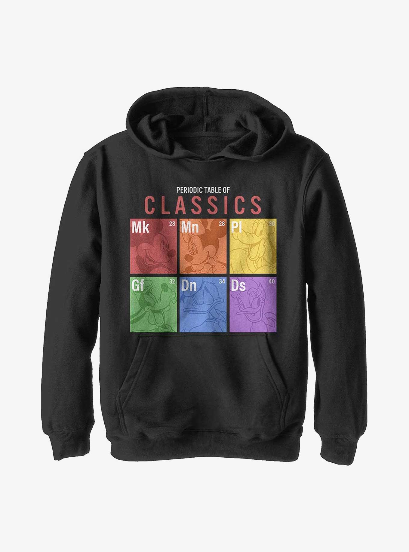 Disney Mickey Mouse Sensational Periodic Table Youth Hoodie, , hi-res