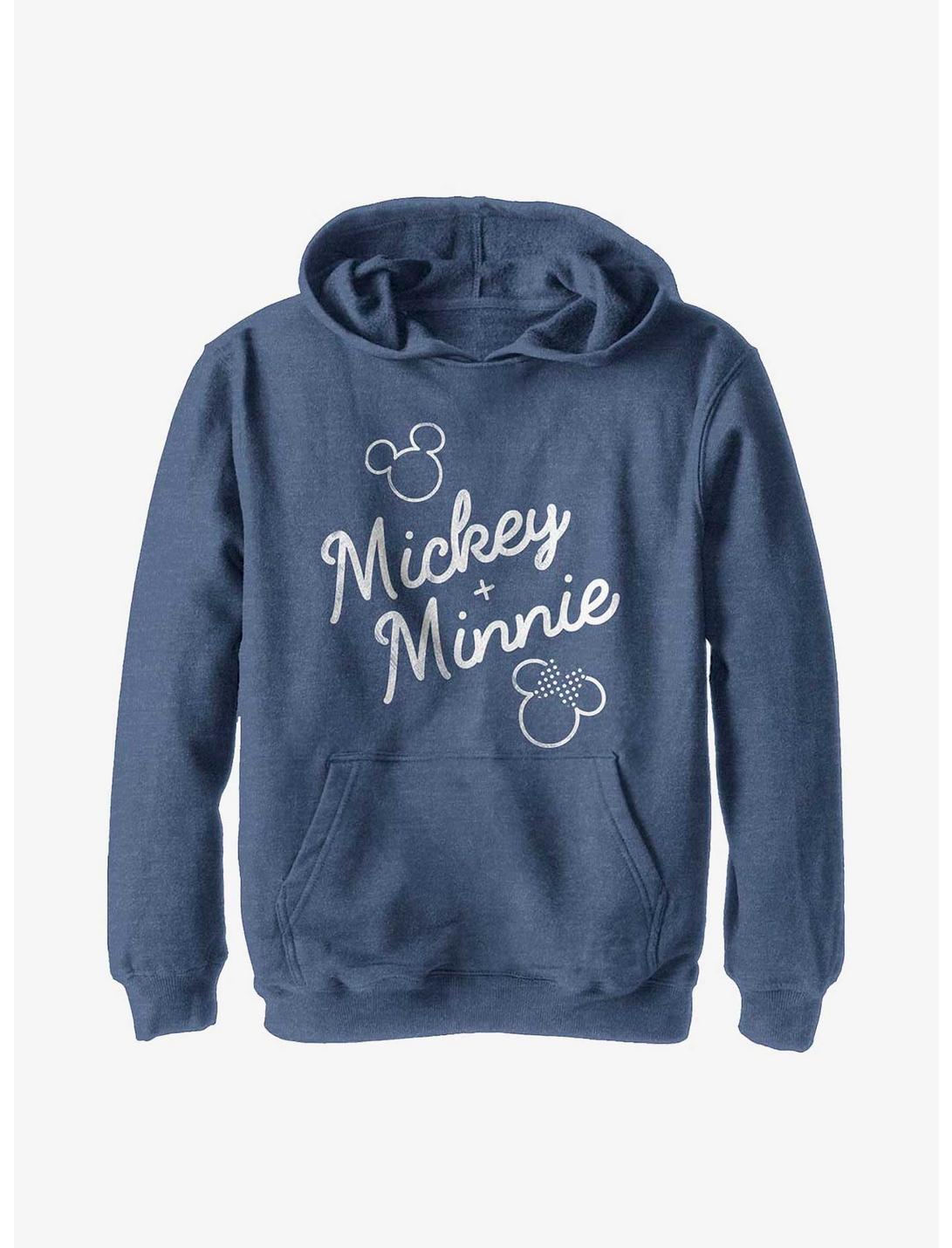 Disney Mickey Mouse Signed Together Youth Hoodie, NAVY HTR, hi-res