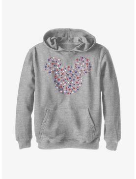 Disney Mickey Mouse Stars And Ears Youth Hoodie, , hi-res