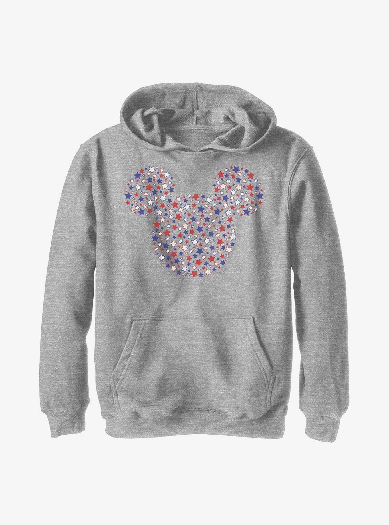 Disney Mickey Mouse Stars And Ears Youth Hoodie, , hi-res