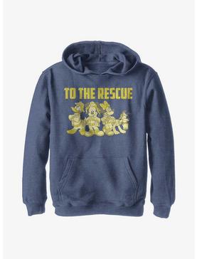 Disney Mickey Mouse Thanks Firefighters Youth Hoodie, , hi-res