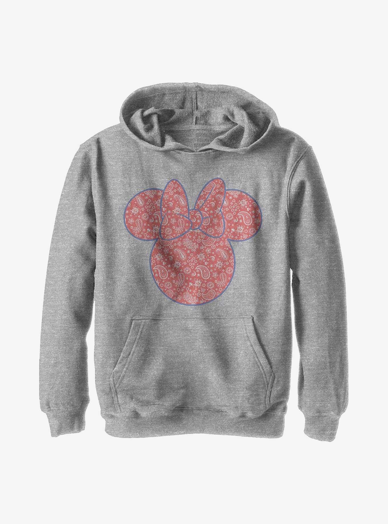 Disney Minnie Mouse Americana Paisley Youth Hoodie, , hi-res