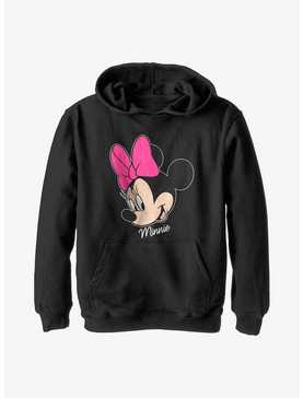 Disney Minnie Mouse Big Face Youth Hoodie, , hi-res