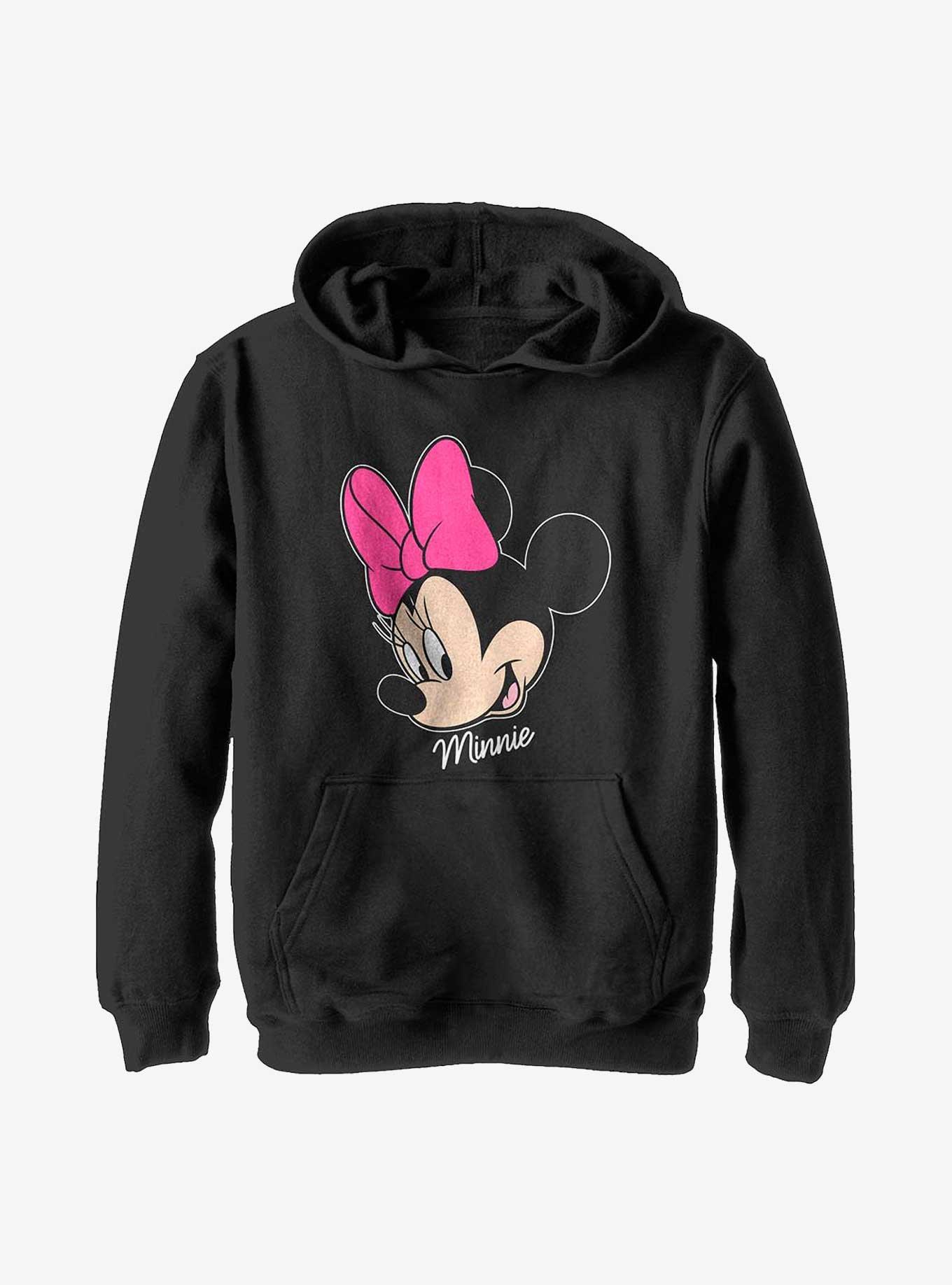 Disney Minnie Mouse Big Face Youth Hoodie, , hi-res