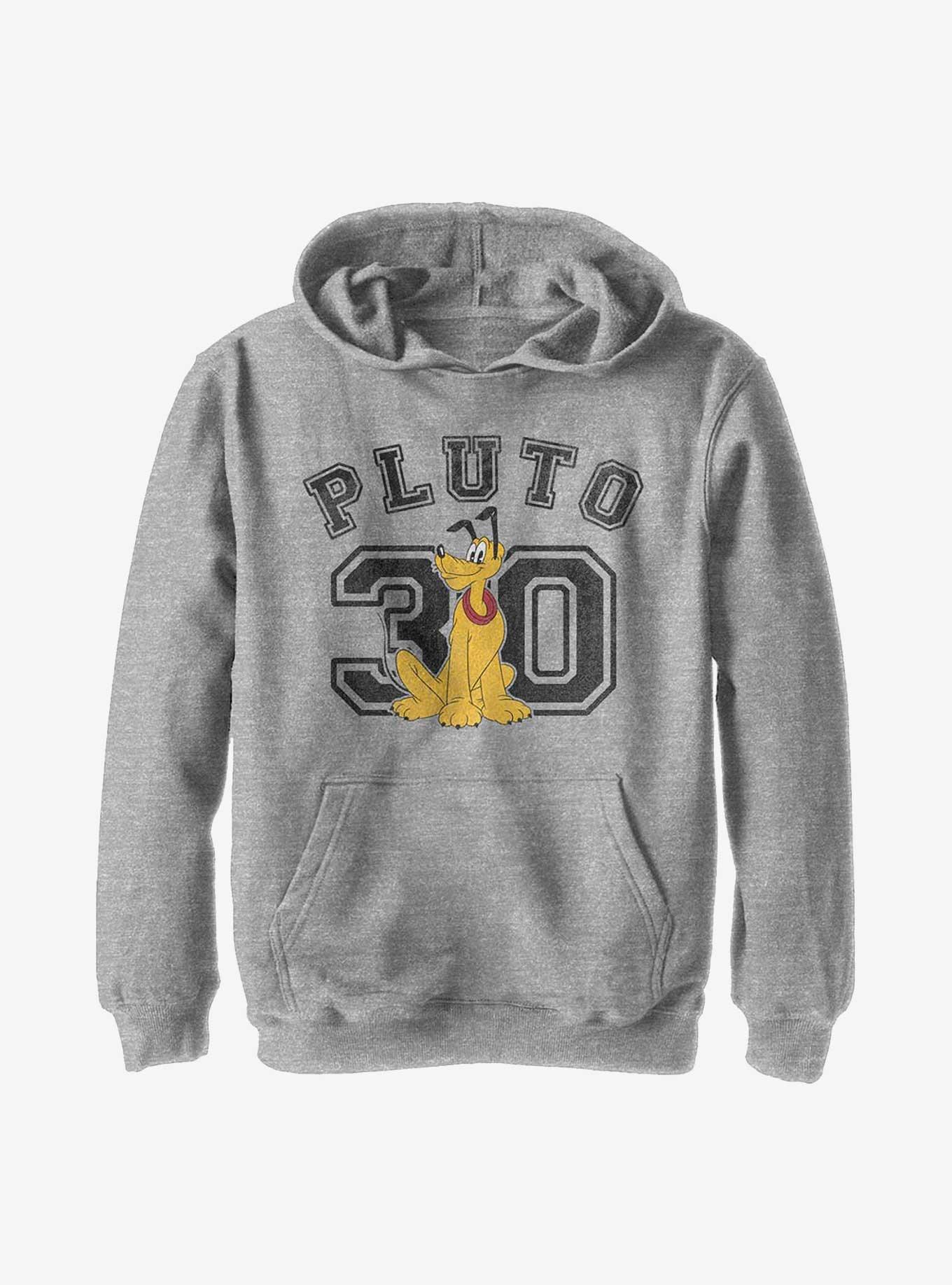 Disney Pluto Collegiate Youth Hoodie, ATH HTR, hi-res