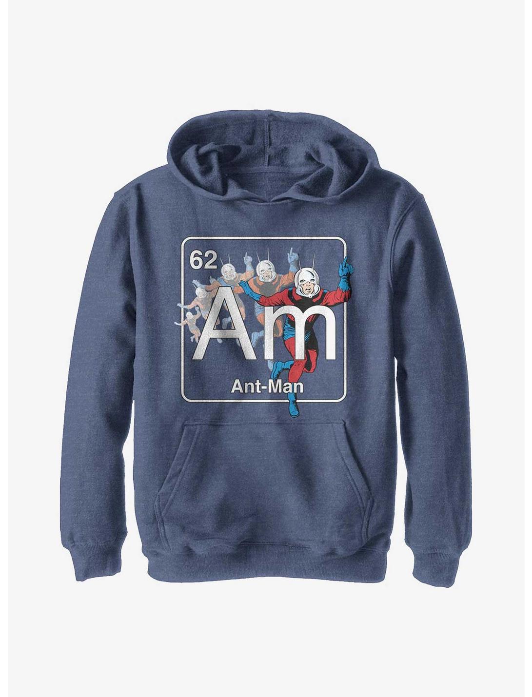 Marvel Ant Man Periodic Table Antman Youth Hoodie, NAVY HTR, hi-res