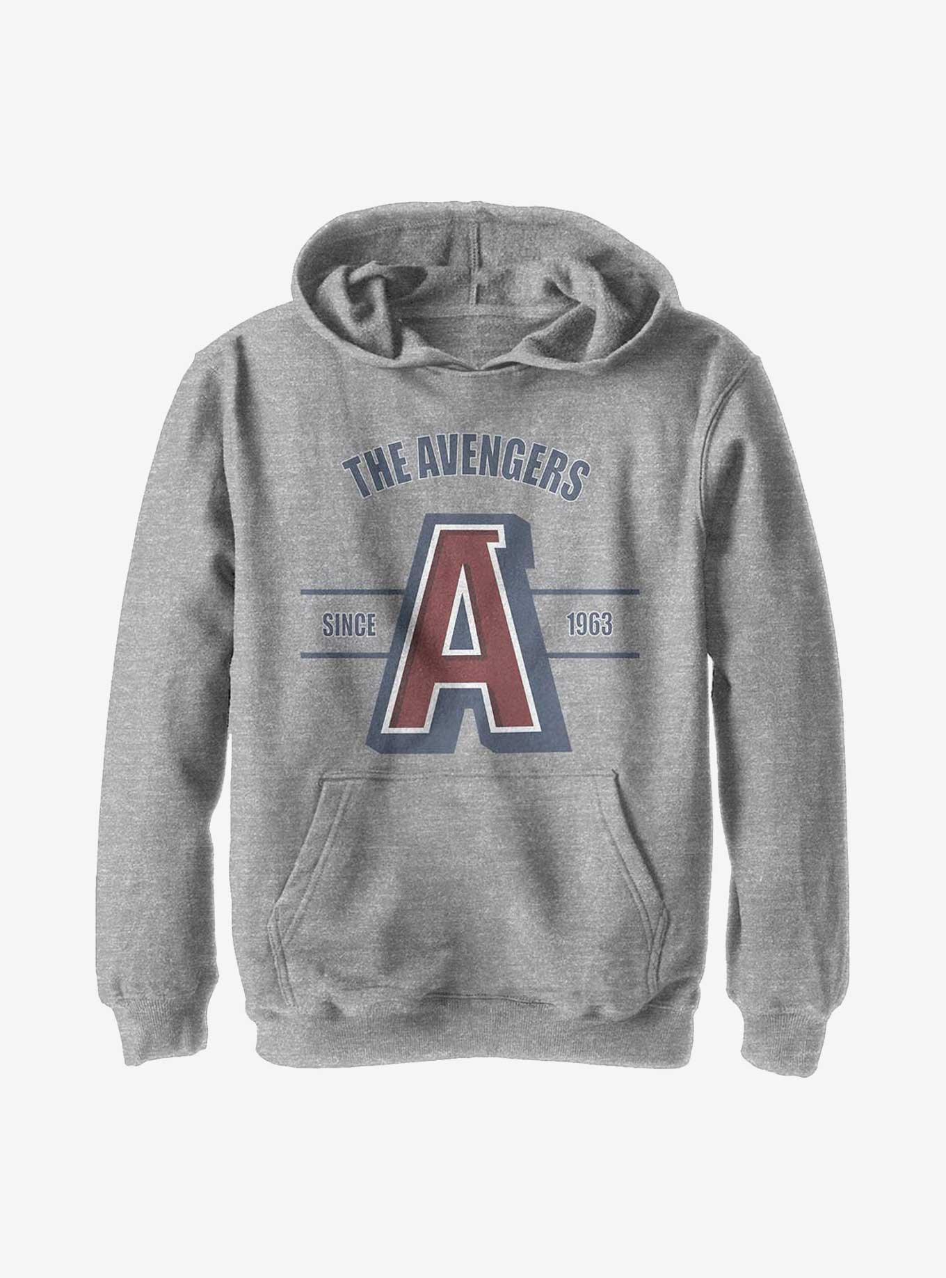 Marvel Avengers Jersey Youth Hoodie, ATH HTR, hi-res