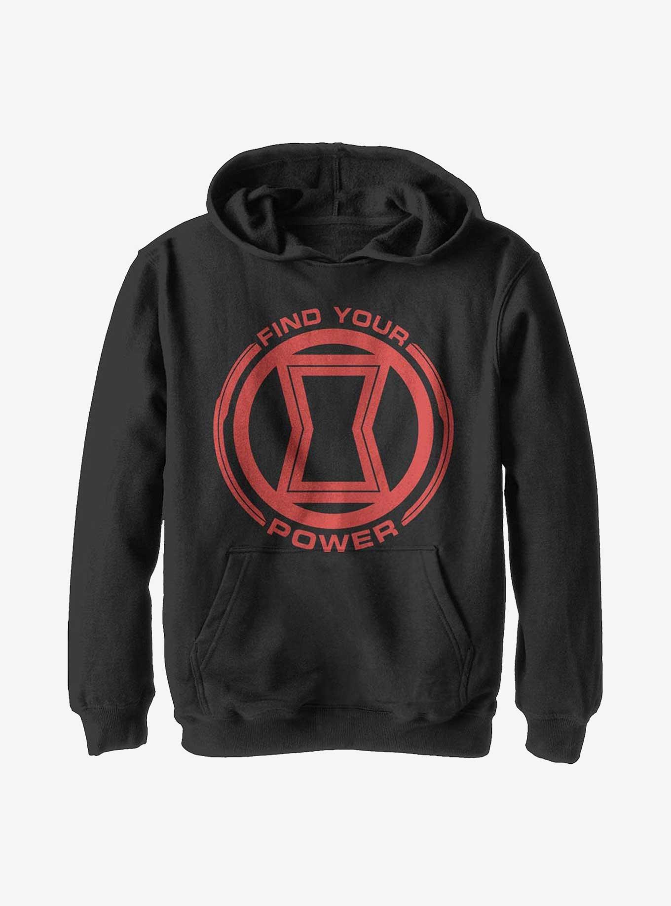 Marvel Black Widow Power Of Black Widow Youth Hoodie, , hi-res