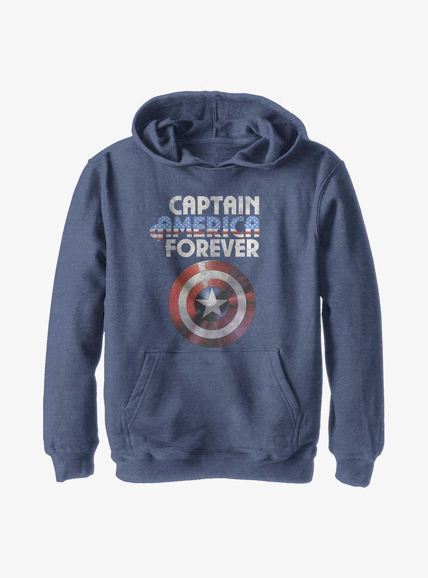 Marvel Captain America Forever Youth Hoodie, , hi-res