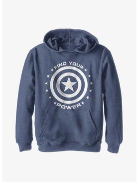 Marvel Captain America Captain Power Youth Hoodie, , hi-res