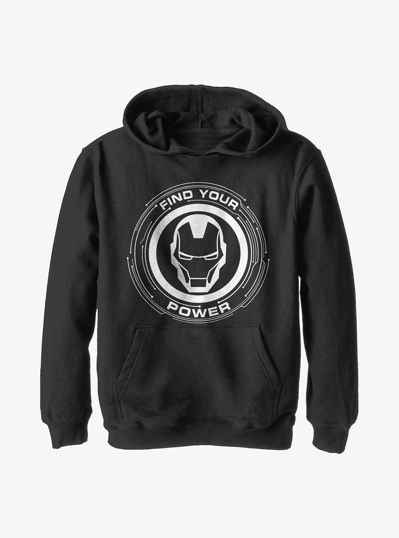 Marvel Iron Man Power Of Iron Man Youth Hoodie, , hi-res