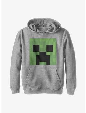 Plus Size Minecraft Creeper Big Face Youth Hoodie, , hi-res