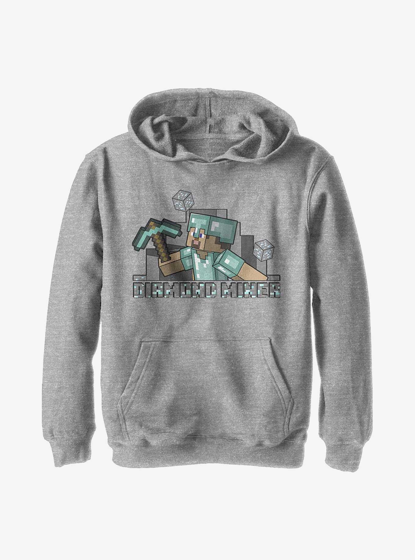 Minecraft Miner Steve Youth Hoodie, , hi-res