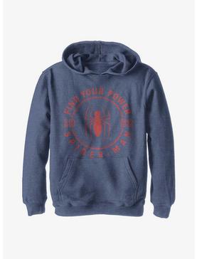 Marvel Spider-Man Power Jersey Youth Hoodie, , hi-res
