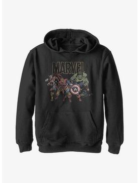 Marvel Avengers Marvel Group Youth Hoodie, , hi-res