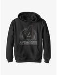 Marvel Avengers Neon Avengers Youth Hoodie, BLACK, hi-res