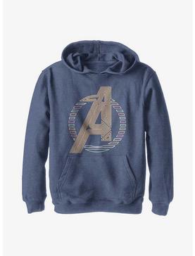 Marvel Avengers Neon Avengers Icon Youth Hoodie, , hi-res