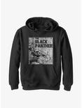 Marvel Black Panther Chalk Youth Hoodie, BLACK, hi-res