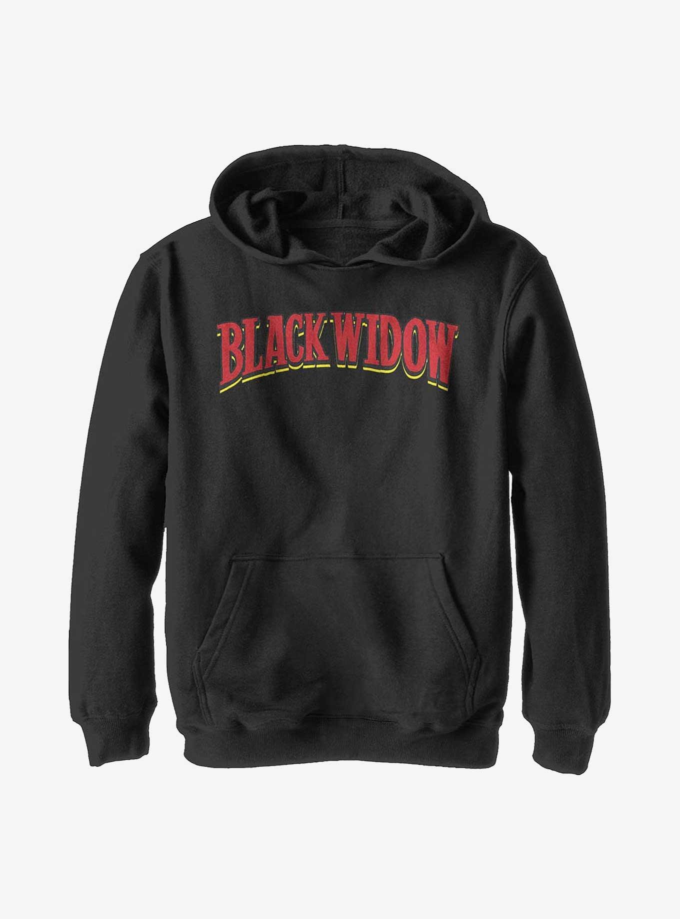 Marvel Black Widow Words Youth Hoodie, , hi-res