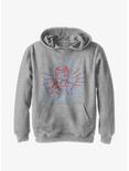 Marvel Captain America Cap Doodle Avengers Youth Hoodie, ATH HTR, hi-res