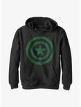 Marvel Captain America Clover Shield Youth Hoodie, BLACK, hi-res