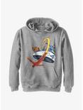 Marvel Fantastic Four Vehicle Youth Hoodie, ATH HTR, hi-res
