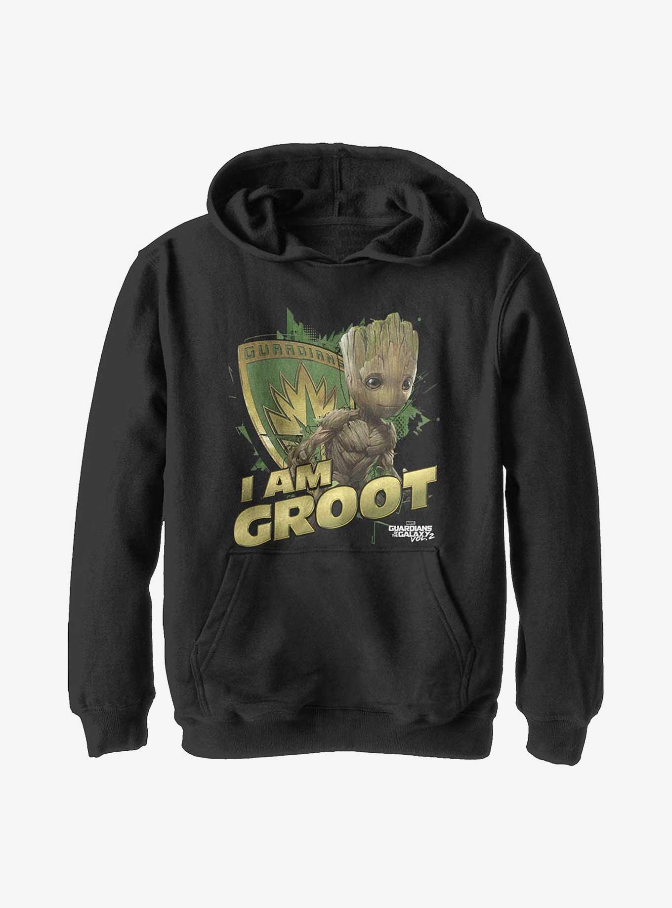 Marvel Guardians Of The Galaxy Groot Slam Youth Hoodie, , hi-res