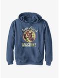 Marvel Iron Man Like A Machine Youth Hoodie, NAVY HTR, hi-res
