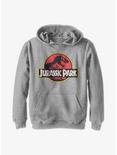 Jurassic Park Logo Youth Hoodie, ATH HTR, hi-res