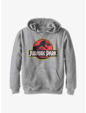 Plus Size Jurassic Park Logo Youth Hoodie, , hi-res