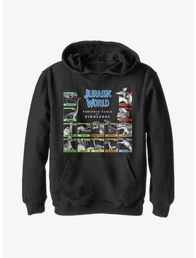 Jurassic World Periodic Table Dinos Youth Hoodie, , hi-res