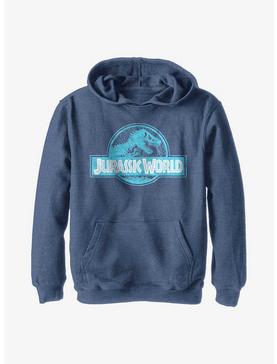 Plus Size Jurassic World Terrain Logo Youth Hoodie, , hi-res