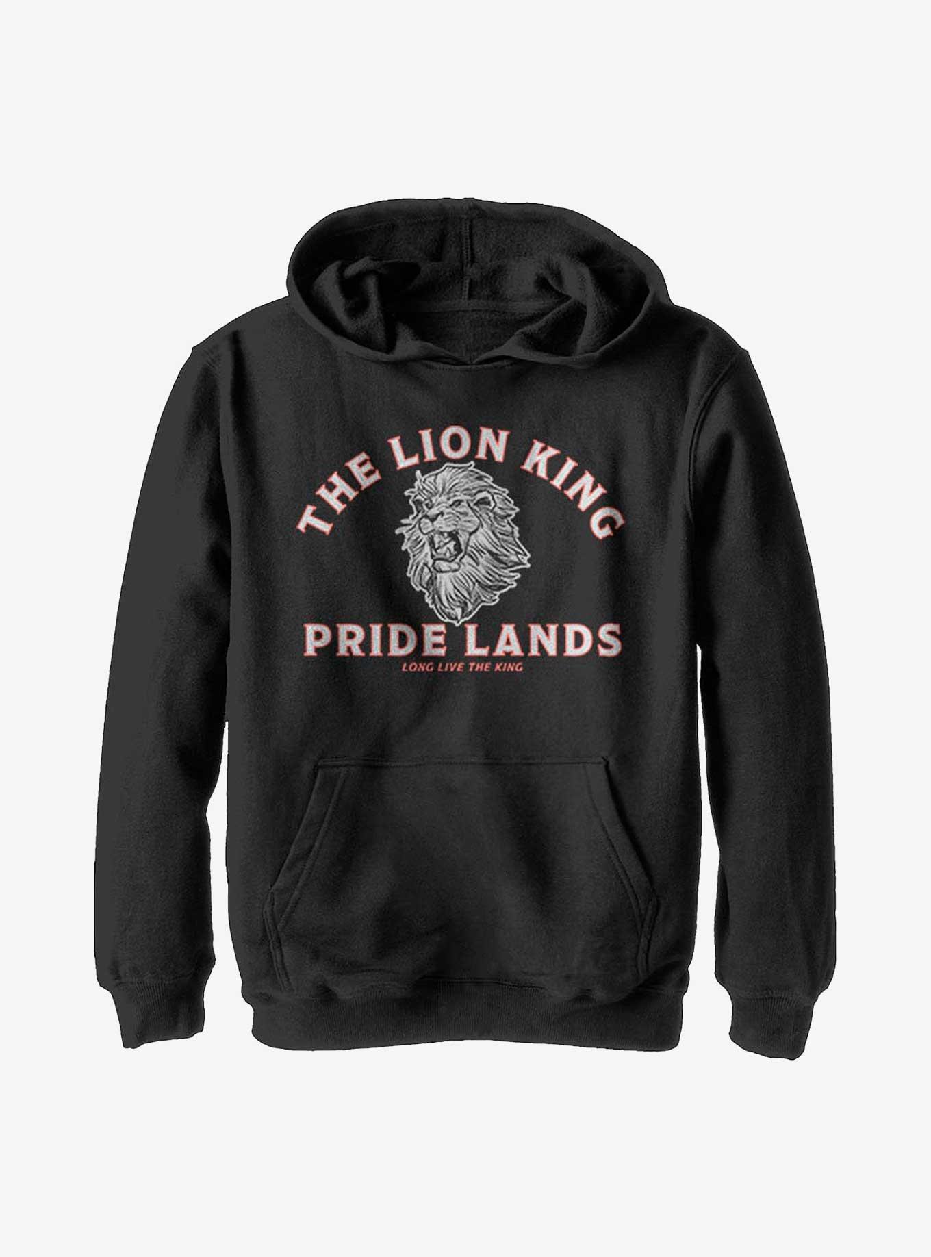 Disney The Lion King 2019 Minimal Lion King Back Youth Hoodie, , hi-res