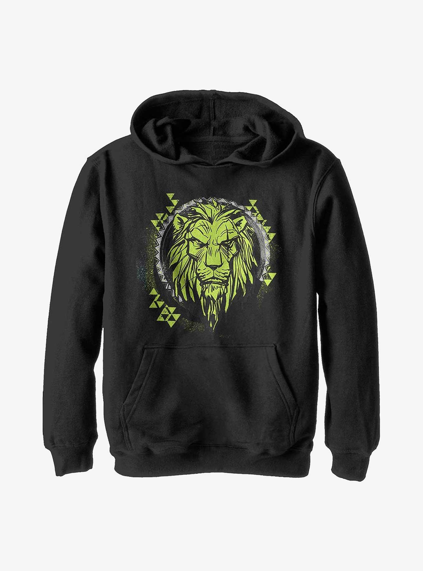 Disney The Lion King 2019 Tribal Scar Youth Hoodie, , hi-res