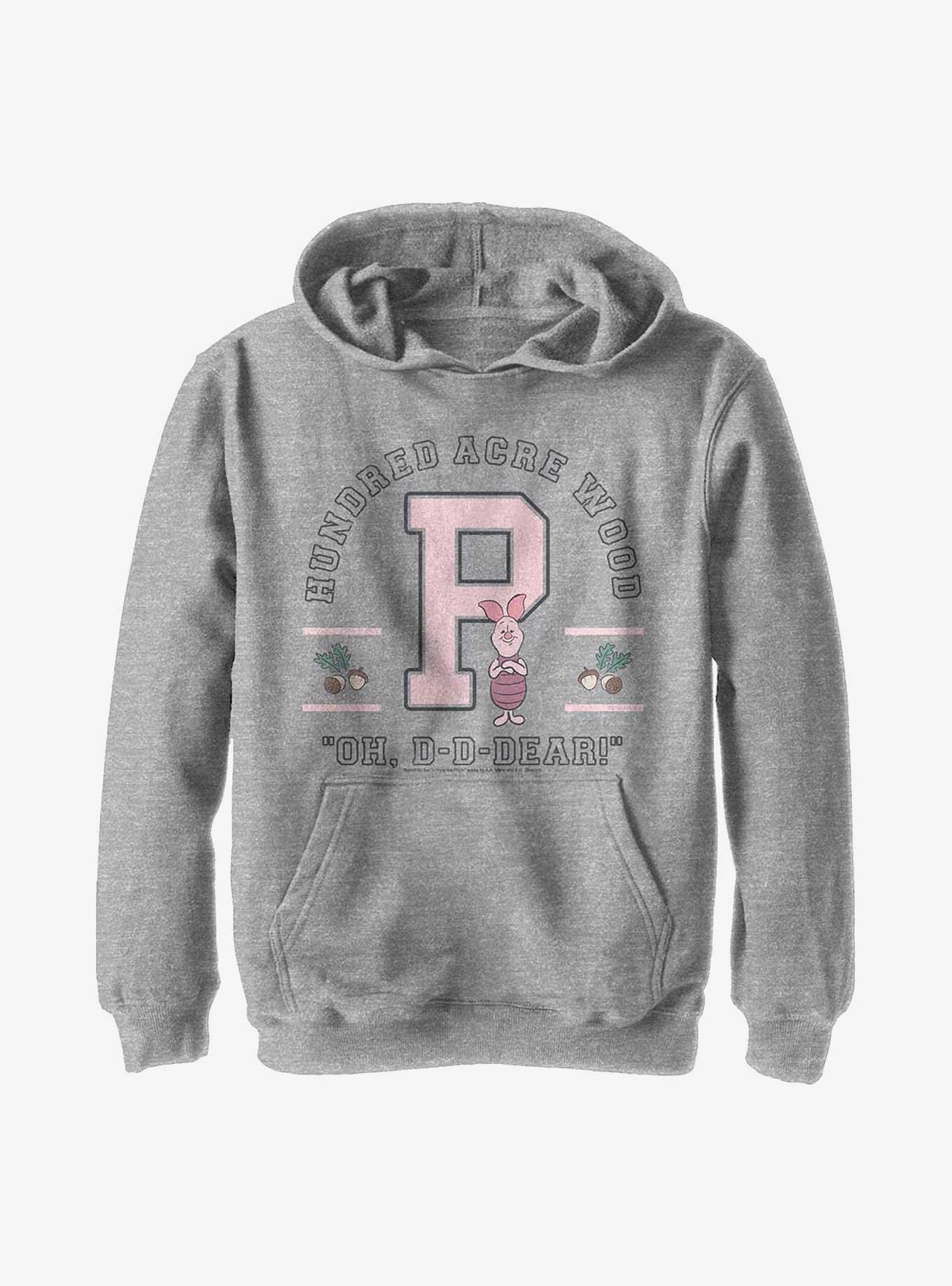 Disney Winnie The Pooh Piglet Collegiate Youth Hoodie, , hi-res