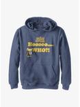 Animal Crossing Buf Off Nat The Chameleon Youth Hoodie, NAVY HTR, hi-res