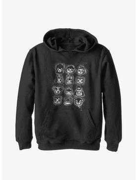 Plus Size Animal Crossing Villager Stencil Youth Hoodie, , hi-res