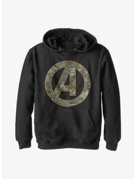 Marvel Avengers Camo Avengers Icon Youth Hoodie, , hi-res