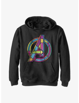 Marvel Avengers Halftone Pop A Youth Hoodie, , hi-res