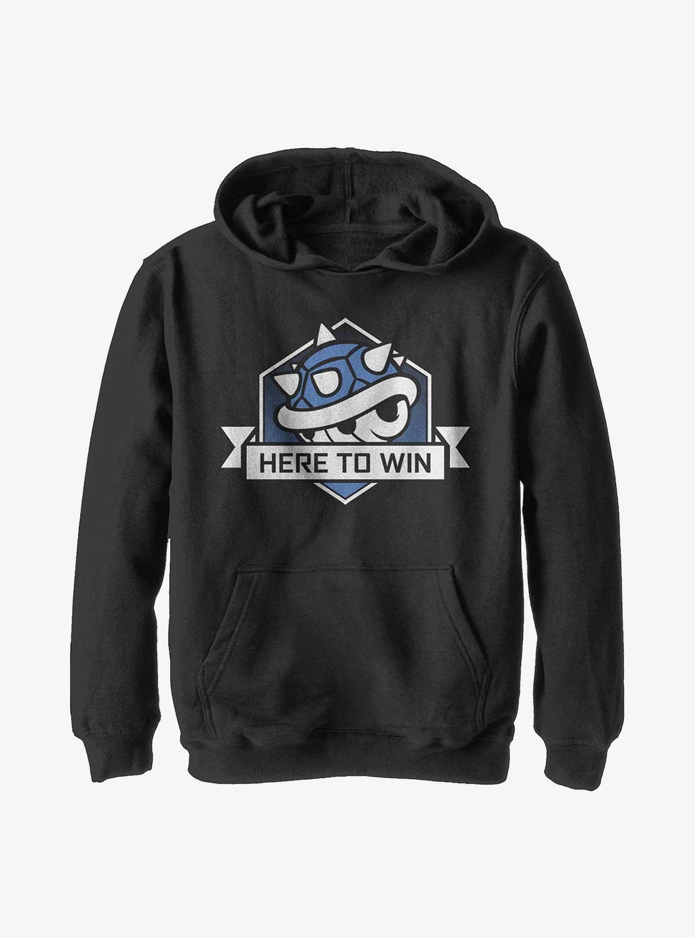 Nintendo Super Mario Blue Here Youth Hoodie