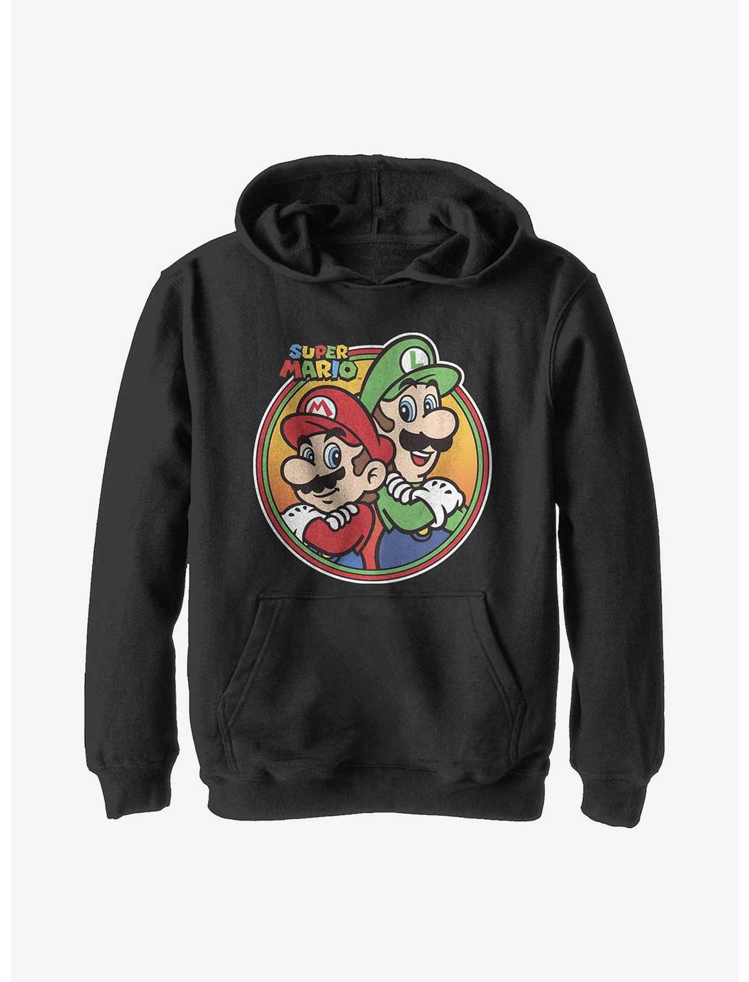 Nintendo Super Mario Bros Youth Hoodie, BLACK, hi-res