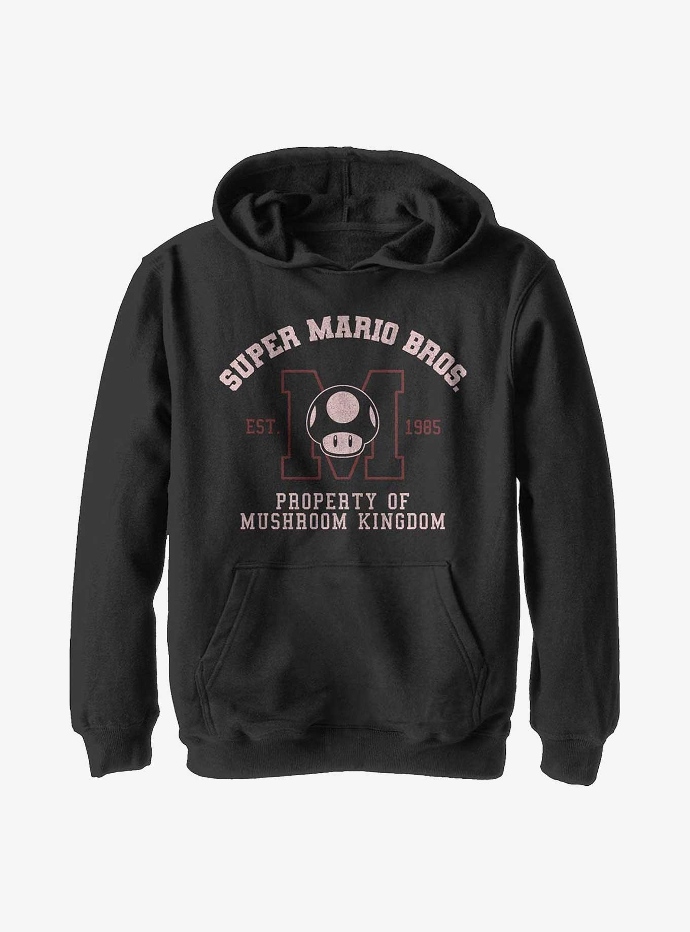 Nintendo Super Mario Collegiate Mario Youth Hoodie